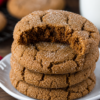 Classic chewy molasses cookies with crackly sugar tops and warm ginger spice. Perfect holiday baking recipe for Christmas cookie trays and winter desserts.