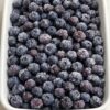 An effortless cobbler-style dessert made with frozen blueberries, sugar, cake mix, and butter. No mixing required — just dump and bake.