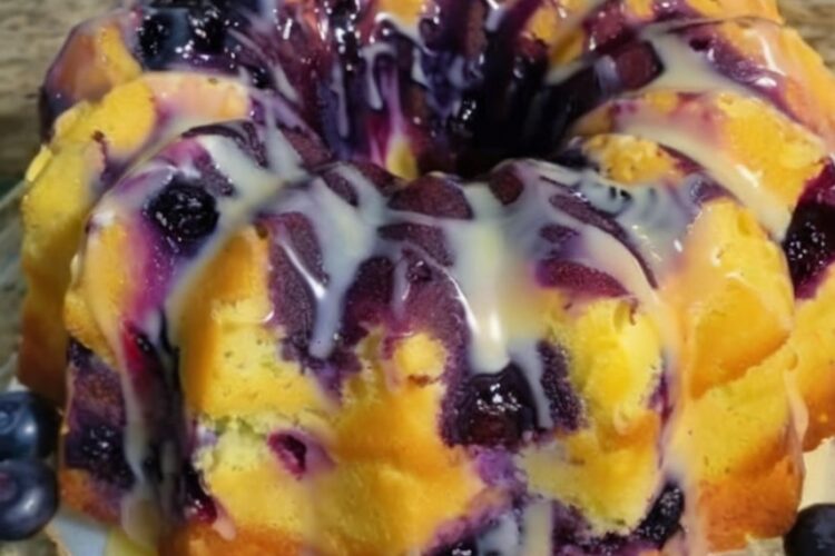 A moist, bakery-style lemon blueberry bundt cake with fresh citrus zest and a sweet lemon glaze. Perfect for brunch, holidays, or summer gatherings.