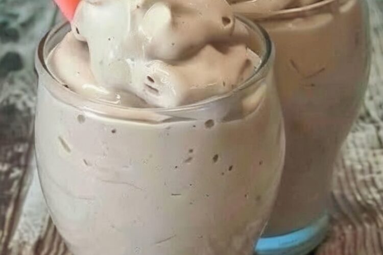A thick, creamy, sugar-free chocolate frosty made with just four ingredients. Keto-friendly, low-carb, and ready in 5 minutes.