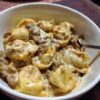 A rich, creamy slow cooker dinner made with ground beef, cheese tortellini, ranch seasoning, and melted mozzarella. Comfort food made easy.