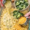 An easy, four-ingredient baked pasta casserole made with dry egg noodles, cheddar broccoli soup, milk, and shredded cheddar cheese. Perfect for busy weeknight dinners and comfort food cravings.