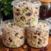 A creamy, protein-packed cranberry pecan chicken salad made with juicy chicken breast, toasted pecans, sweet dried cranberries, crisp celery, and a light homemade dressing. Perfect for meal prep, sandwiches, wraps, brunches, and healthy lunches.