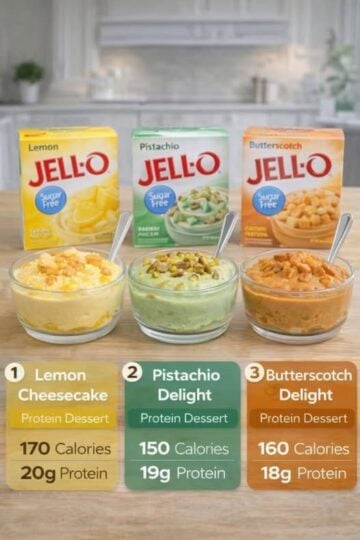 These High-Protein Pudding Cups are creamy, satisfying, and perfect for healthy meal prep, post-workout snacks, low-sugar desserts, and high-protein lifestyle recipes. Made with Greek yogurt, blended cottage cheese, and sugar-free pudding mixes, they deliver cheesecake-like texture with approximately 20 grams of protein per serving while satisfying sweet cravings without feeling heavy.