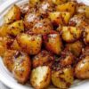 Honey Garlic Roasted Baby Potatoes are crispy on the outside, fluffy on the inside, and coated in a rich honey garlic glaze with Italian herbs. This easy roasted potato recipe is perfect for weeknight dinners, holiday side dishes, family meals, meal prep, and comfort food lovers looking for a simple yet flavorful potato recipe that pairs beautifully with steak, chicken, seafood, or grilled favorites.