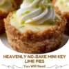 These No-Bake Mini Key Lime Pie Cups feature a buttery graham cracker crust and a silky smooth key lime filling made with sweetened condensed milk and fresh citrus. Finished with whipped cream and lime zest, they're the perfect make-ahead summer dessert for family gatherings, baby showers, BBQs, brunches, and holiday celebrations.