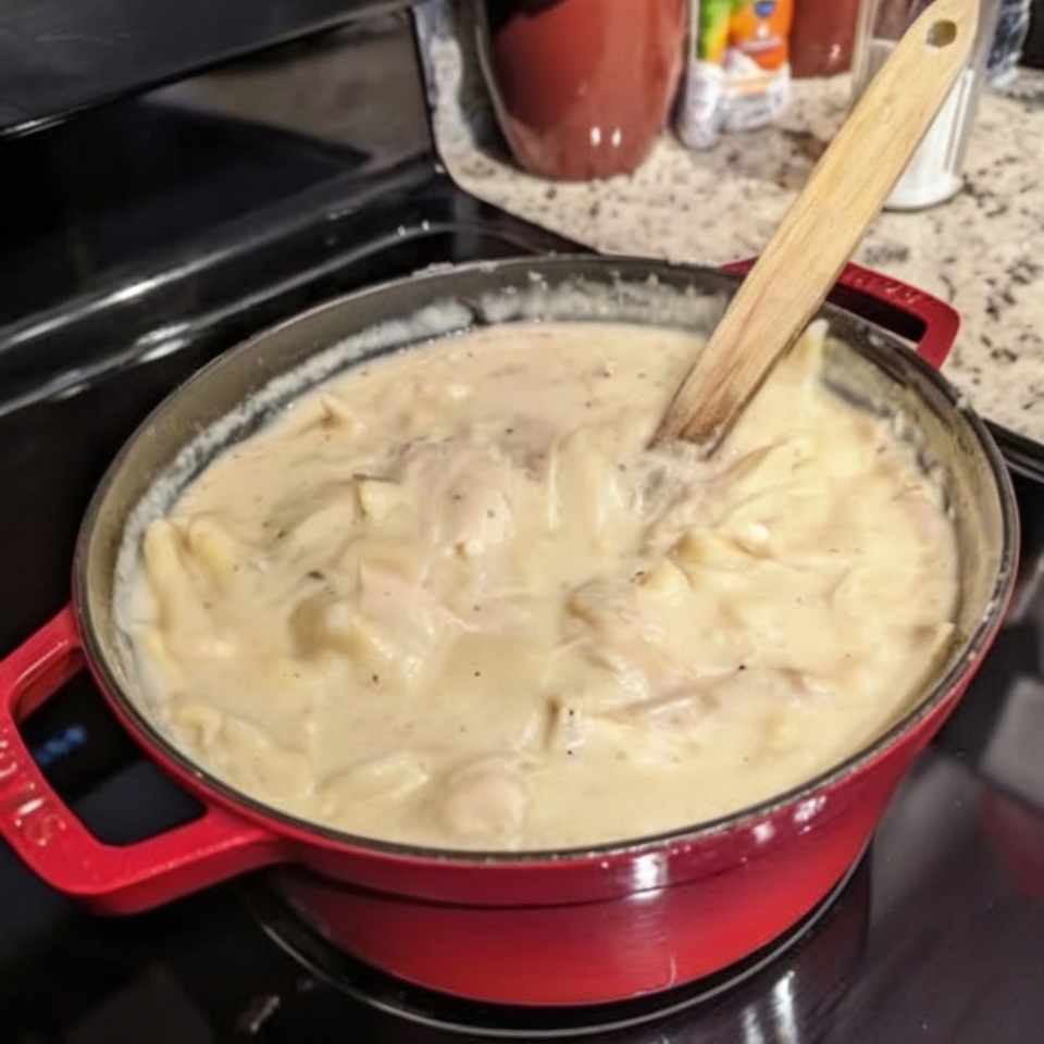 This classic homemade chicken and dumplings recipe features tender shredded chicken simmered in rich, creamy broth with fluffy scratch-made dumplings. Perfect for cozy family dinners, Sunday suppers, meal prep, and comforting cold-weather meals, this Southern favorite delivers hearty flavor and timeless homemade goodness in every bowl.