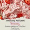 This easy no-bake Strawberry Fluff Salad combines strawberry gelatin, vanilla pudding, fluffy whipped topping, juicy strawberries, pineapple, and mini marshmallows into a creamy dessert that's perfect for summer picnics, family gatherings, holiday celebrations, potlucks, and make-ahead entertaining. Light, refreshing, and incredibly easy to prepare, it's a timeless recipe everyone loves.