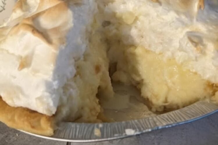 A rich homemade Coconut Cream Pie featuring silky vanilla coconut custard, flaky pie crust, and fluffy toasted meringue. Perfect for Easter, Thanksgiving, Christmas, Mother's Day, potlucks, and family celebrations.