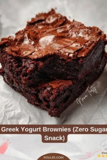 These Healthy Greek Yogurt Brownies are a rich, fudgy chocolate dessert made with Greek yogurt, unsweetened applesauce, cocoa powder, and almond flour for a naturally satisfying treat. Perfect for healthy meal prep, post-workout snacks, family desserts, and guilt-free chocolate cravings, they deliver bakery-style texture with wholesome ingredients and incredible flavor.