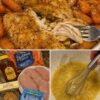 Tender slow cooker chicken coated in a rich honey butter ranch sauce and paired with sweet glazed carrots. An easy crockpot dinner perfect for busy families, meal prep, and comfort food lovers.