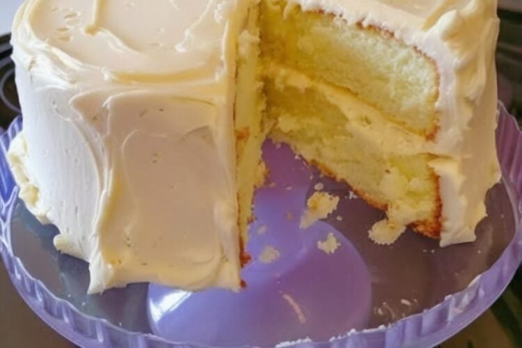 Tender, moist, and buttery homemade buttermilk cake topped with rich vanilla buttercream. This easy from-scratch recipe is perfect for birthdays, family celebrations, and weekend desserts everyone loves.