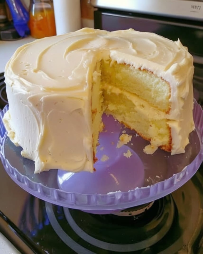 Tender, moist, and buttery homemade buttermilk cake topped with rich vanilla buttercream. This easy from-scratch recipe is perfect for birthdays, family celebrations, and weekend desserts everyone loves.