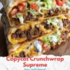 Crispy, cheesy, and loaded with seasoned beef and fresh toppings — these easy homemade crunchwraps are better than takeout and ready in just 30 minutes. A family favorite for quick weeknight dinners!