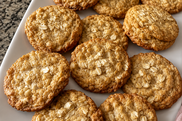 Four-ingredient, flourless cookies that are soft, chewy, and naturally sweet. Ready in about 20 minutes with pantry staples.