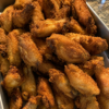 Shatteringly crispy fried chicken wings with a well-seasoned flour-and-cornstarch coating. Juicy inside, crunchy outside, and perfect served plain or with your favorite sauce.