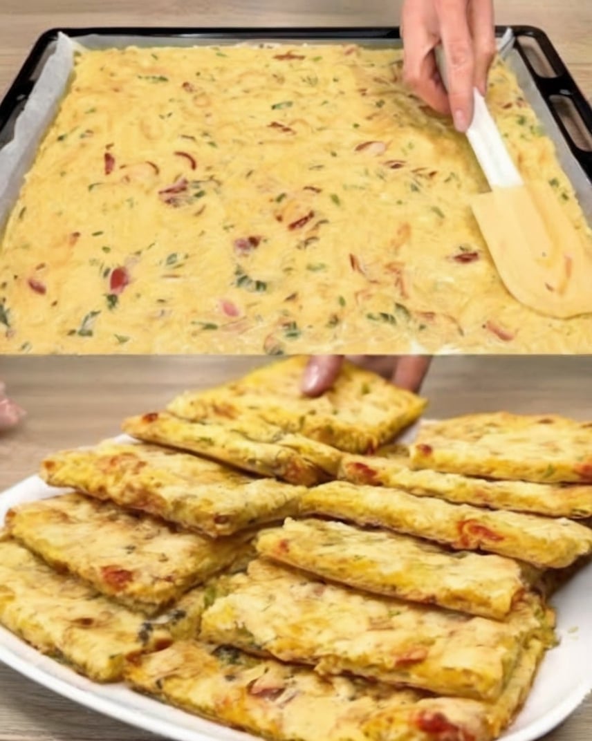 Crispy on the edges, tender in the center, and loaded with potatoes, vegetables, eggs, and melted cheese, this easy sheet pan potato bake is perfect for breakfast, brunch, or a simple family meal.