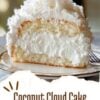 A soft, moist coconut layer cake covered with fluffy coconut whipped cream frosting and sweet shredded coconut. Perfect for holidays, birthdays, and special family gatherings.