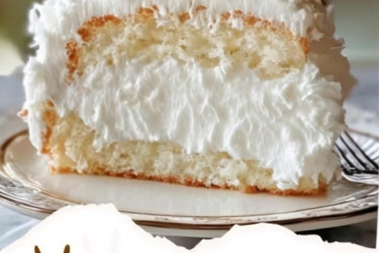 A soft, moist coconut layer cake covered with fluffy coconut whipped cream frosting and sweet shredded coconut. Perfect for holidays, birthdays, and special family gatherings.