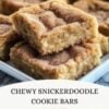 These easy Snickerdoodle Cookie Bars are soft, buttery, and topped with a crackly cinnamon sugar crust. Made in one pan with no rolling or shaping, they're the perfect dessert for holidays, bake sales, or an everyday sweet treat.