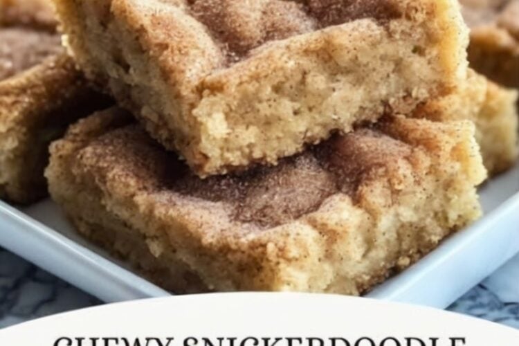 These easy Snickerdoodle Cookie Bars are soft, buttery, and topped with a crackly cinnamon sugar crust. Made in one pan with no rolling or shaping, they're the perfect dessert for holidays, bake sales, or an everyday sweet treat.