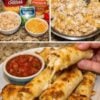 Golden baked flour tortillas filled with creamy ranch chicken and melted cheddar cheese. An easy weeknight dinner, freezer meal, or party appetizer.