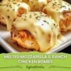 Juicy chicken stuffed with seasoned mozzarella, brushed with buttery herbs, and baked until golden. An easy weeknight dinner that's packed with cheesy comfort.