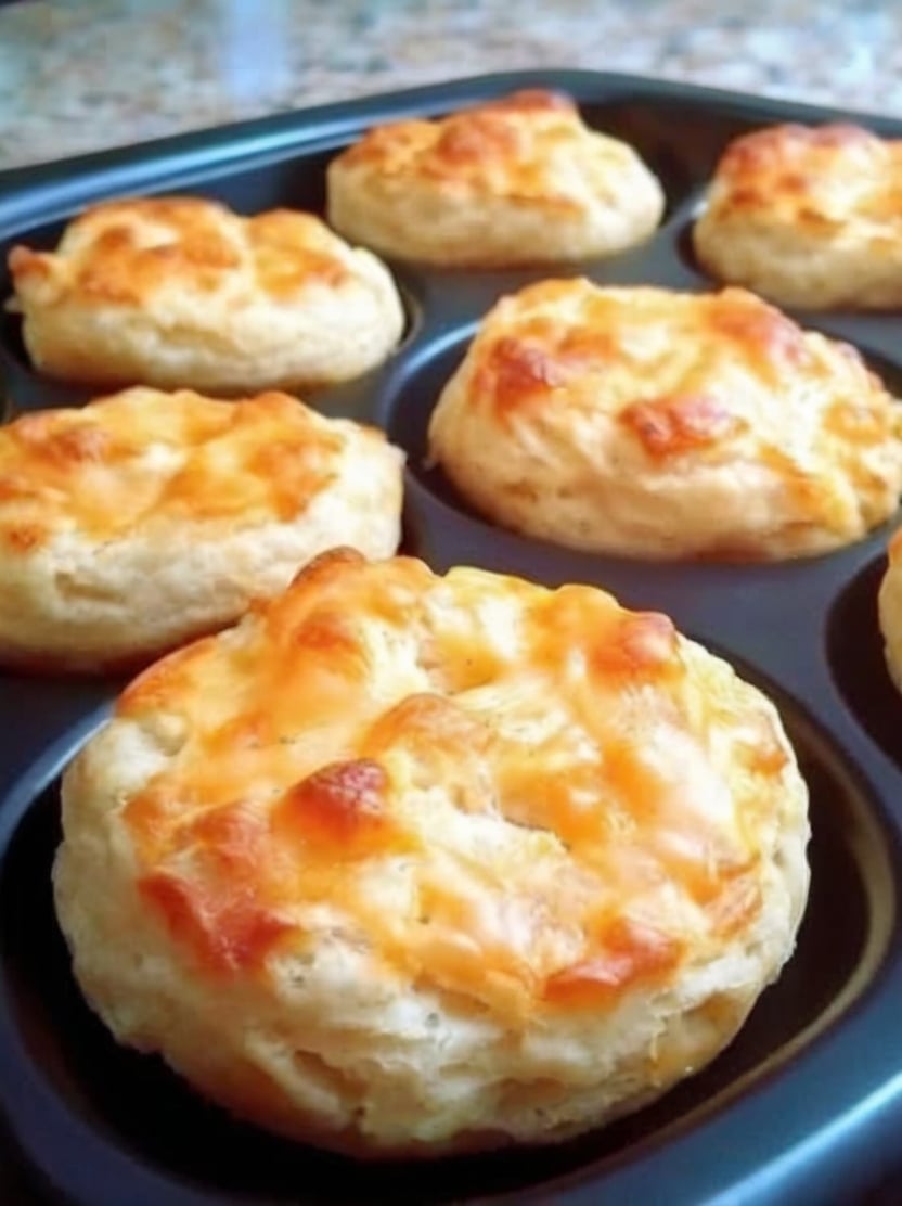 These Sweet Cheddar Bisquick Biscuits are buttery, fluffy, and filled with melted sharp cheddar cheese. Ready in just 20 minutes, they're the perfect homemade addition to breakfast, brunch, soups, chili, or any comforting family meal.
