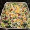 Crisp broccoli florets tossed with bacon, sharp cheddar, red onion, and a creamy sweet-tangy dressing. This easy summer side dish and potluck favorite is make-ahead friendly and always disappears fast at cookouts and BBQs.