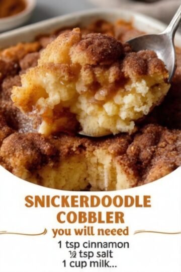 Snickerdoodle Cobbler