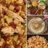 A creamy chicken and potato casserole loaded with tender chicken, golden potatoes, sweet corn, crispy bacon, and savory ranch seasoning, all baked together into a hearty comfort-food dish.