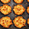 Golden Crunchy Cheese Cups