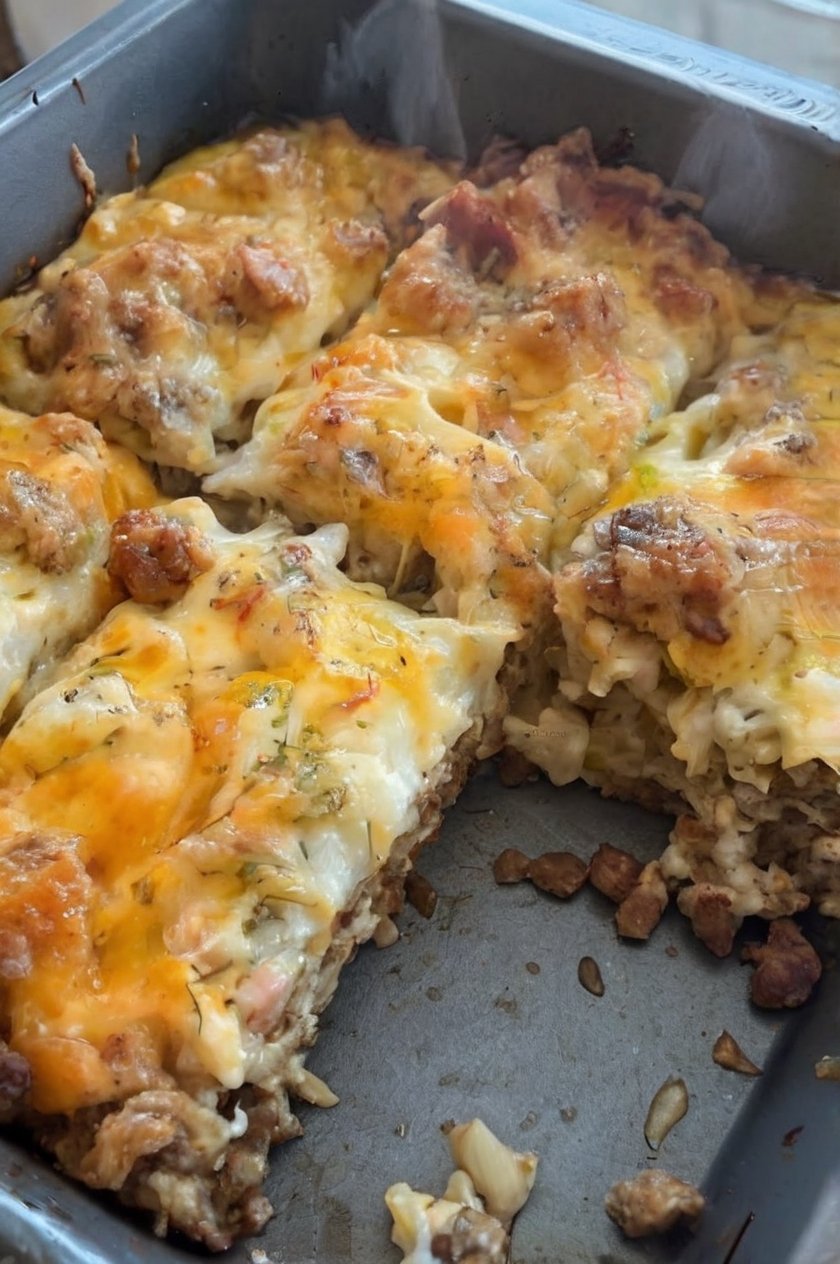 A keto-friendly, high-protein casserole that tastes like a bacon cheeseburger without the bun. Seasoned ground beef, crisp bacon, and molten cheddar in a one-dish, meal-prep-perfect dinner.