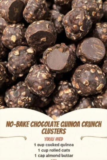 No-Bake Chocolate Quinoa Clusters