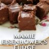 Rich, creamy squares of Mamie Eisenhower’s Million-Dollar Fudge, packed with chocolate and crunchy nuts, with a smooth, glossy top and a dense, melt-in-your-mouth texture—an irresistible vintage treat.