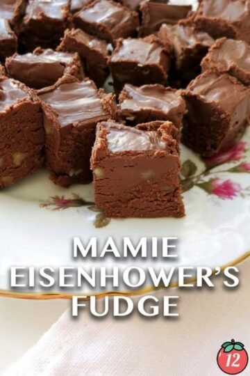 Rich, creamy squares of Mamie Eisenhower’s Million-Dollar Fudge, packed with chocolate and crunchy nuts, with a smooth, glossy top and a dense, melt-in-your-mouth texture—an irresistible vintage treat.