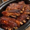 Tender, slow-cooked BBQ Beef Ribs coated in a thick, rich, glossy barbecue sauce that clings to every bite. 🍖🔥 With their deep caramelized color and juicy, meaty texture, these ribs are a comforting family favorite perfect for Sunday dinner!