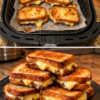Easy Air Fryer Grilled Cheese Sandwich Recipe (Crispy, Golden & Perfectly Melted