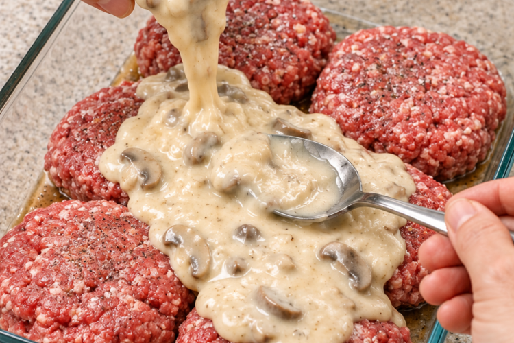 Oven Baked 4-Ingredient Amish Poor Man's Steak