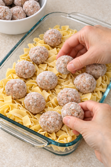 Easy Oven Baked Amish Meatball Stew Recipe (4 Ingredients)