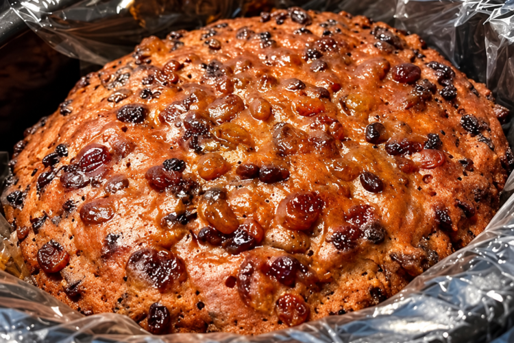 Easy Slow Cooker Fruitcake Recipe (4 Ingredients, Moist & Perfect For Christmas)