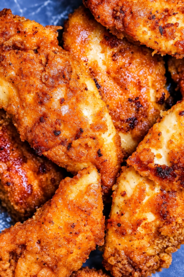 Crispy oven-fried buttermilk chicken with a shatteringly golden crust.