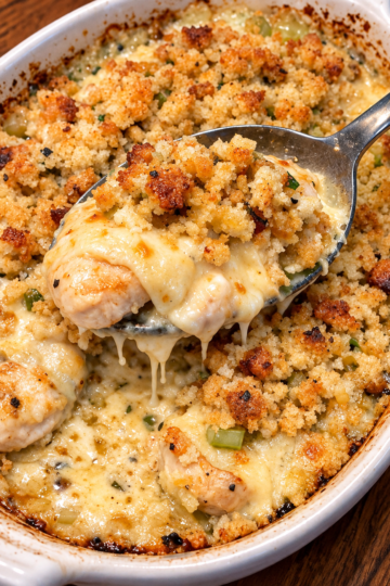 Easy Swiss Chicken Casserole Recipe (5 Ingredient Old Fashioned Bake)