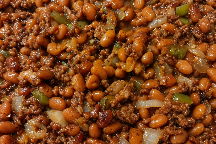 Easy Homemade BBQ Baked Beans With Ground Beef Recipe (Sweet, Smoky & Cookout Favorite)