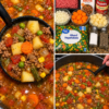 Easy Old Fashioned Ground Beef Vegetable Soup Recipe (Hearty, Budget-Friendly & One Pot)