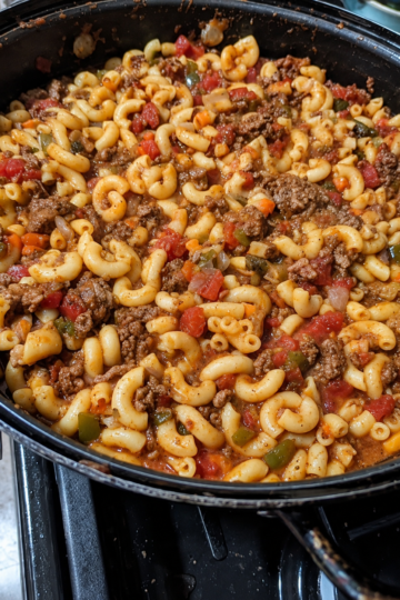 Easy One Pot Hamburger Macaroni Recipe