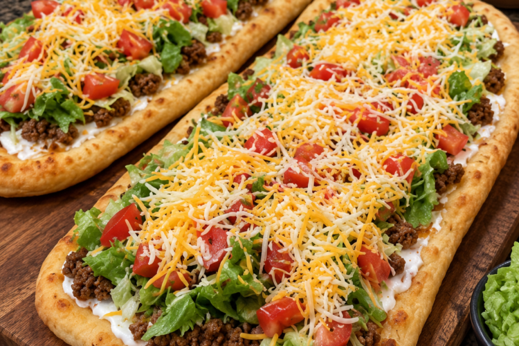 Easy Crescent Roll Taco Pizza Recipe (Cold Topped & Ready In 30 Minutes)