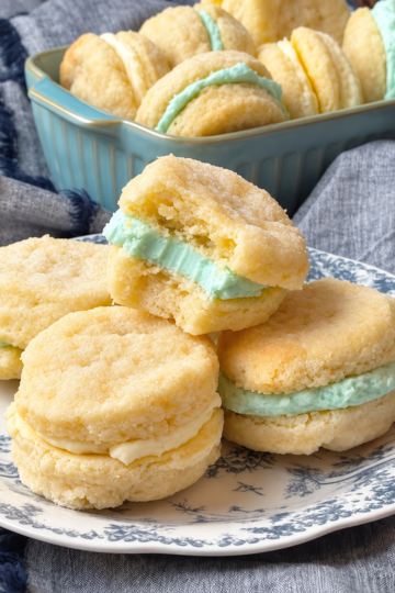Old Fashioned Lemon Melt Away Cookies Recipe (Soft Lemon Sandwich Cookies)