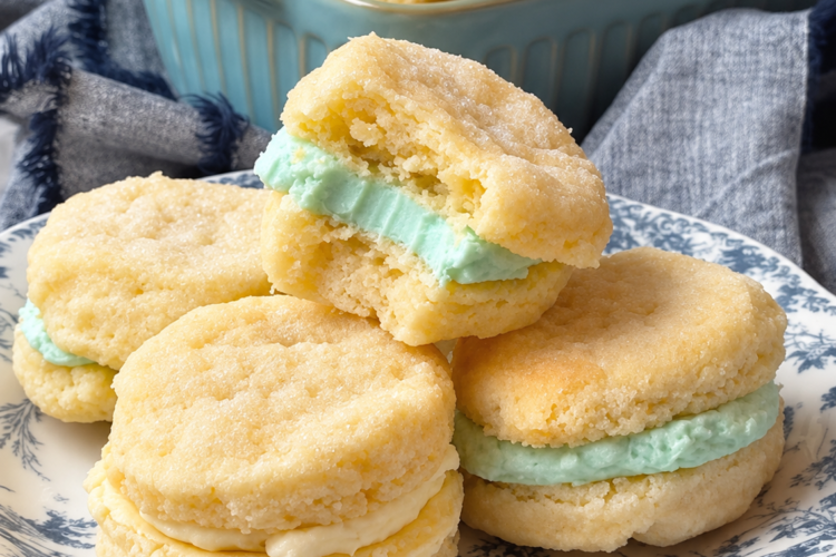 Old Fashioned Lemon Melt Away Cookies Recipe (Soft Lemon Sandwich Cookies)