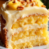 Easy Pineapple Poke Cake Recipe With Cream Cheese Frosting
